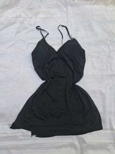 Y2k Lace Trim Slip Dress
