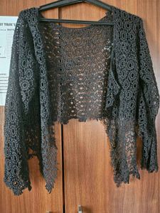 Full Sleeve Cut Out Shrug
