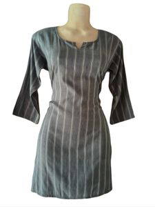 Striped Casual Short Kurti