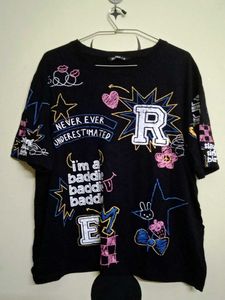 Black Oversized Tshirt
