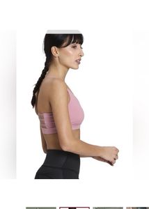 PUMAWomen Sports Lightly Padded Bra (Pink)