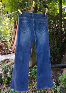 Vintage Low-waist Bootcut Jeans