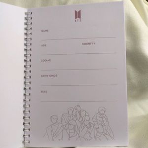 Bts Army Girl Diary| Notebook|Journal