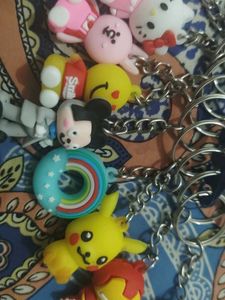 Kawaii Charm Keychain Collection