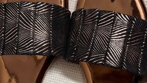 Inc.5 Ant Gold Colored Flats- size 39