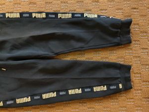 PUMA BLACK TRACKPANT