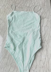 Mint Green Spaghetti Strap Bodysuit
