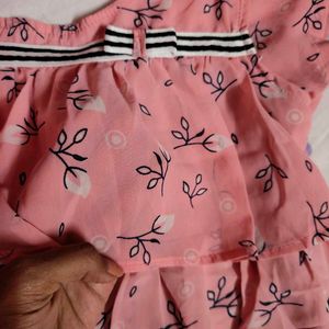 Cute Pink Floral Top