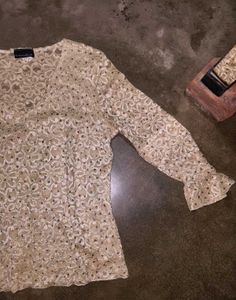 Brasso Net Beautiful Lace Work Top