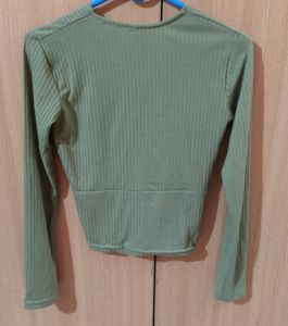 Olive Green Top