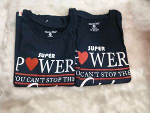 Girls Tee in Different Size And Print Price per pi