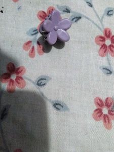 Flower Hair Clips - Set of 4 small mini cute