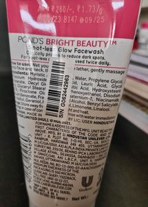 Ponds Bright Beauty Spotless Glow Facewash