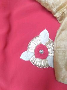 Chiffon Saree Sare With Blouse