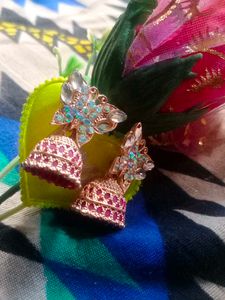 Butterfly Jhumka Earrings