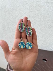 Funky Colorful Dangle Earrings