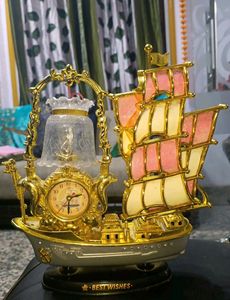 Table Lamp With Clock⏰ New✅