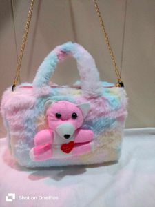 Cute Furry Bear Handbag