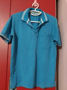 Stylish Blue Polo Shirt