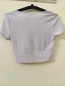 Lavender Crop Top