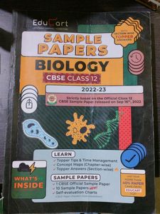 Clas 12th Biology Sample Paper With Mindmap