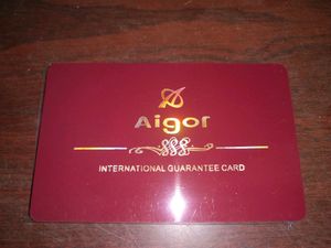 Rare Aigor Two Tone Men&#39;s Wrist Watch