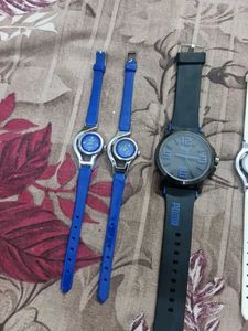 11 Watch Lot  Mixed Set Almost Working