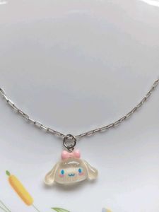 Beautiful New Silver Chain 💙cinnamoroll Pendant