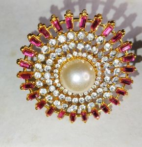 ** 2 Colour Options - Pink ,  Blue ** . Women Artificial Adjustable Rings.