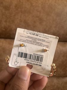 Accessorize London: Gold Cutout Hoop Earrings