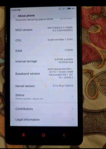 Redmi Note 1S Phone Working Good Condition