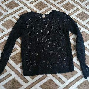 Lace Bell Sleeve Top