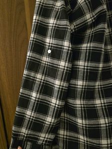 Checked shrug Combo With Max Striped Top