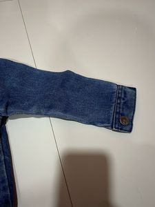 Blue Ribbed Denim Jacket For Girls N Boys Both