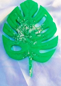 Handmade Resin Leaf Design Coaster