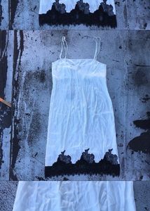 Zara Lace Trim Slip Dress