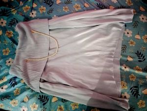 Elegant blue Off Shoulder Top