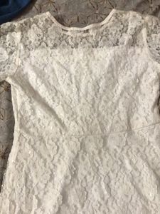 White Lace Dress (princess WhiteSwan)