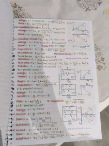 Physics Formula Sheet NEET
