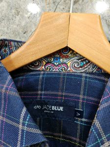 Men&#39;s Plaid Long Sleeve Button-Down Shirt