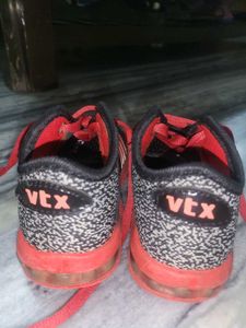 Kids Black &amp; Red Sneakers