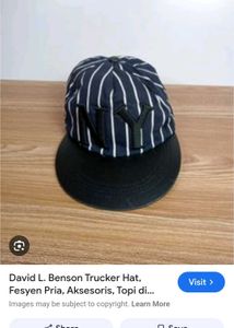 NY Pinstripe Trucker Hat