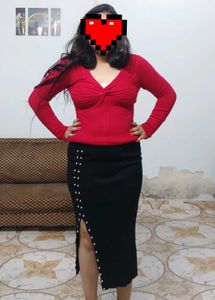 Chic Black Pencil Skirt