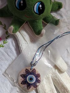 New Evil Eye Statement Necklace