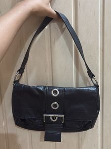 Pull And Bear Black Shoulder Bag