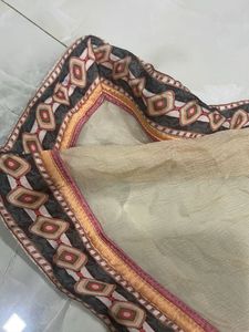 Golden Dupatta Big Size Wid Border