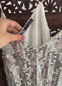 Brand New Zara Limited Edition Sequin Mini Dress