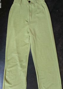 Green Casual Pants