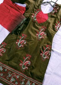 Chanderi Silk Tailor Made Designer Churidar
