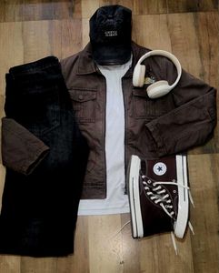 Stylish Brown Utility Jacket
